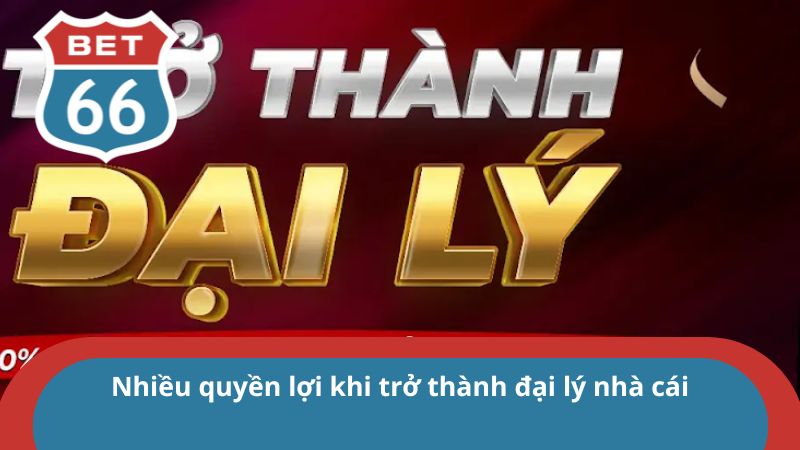 Nhiều quyền lợi khi trở thành đại lý nhà cái