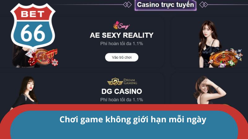 Đăng Nhập Bet66 - Chơi Game Mỗi Ngày Rinh Thưởng Khủng 3 Kho trò chơi hấp dẫn đến từ nhiều nhà phát hành uy tín
