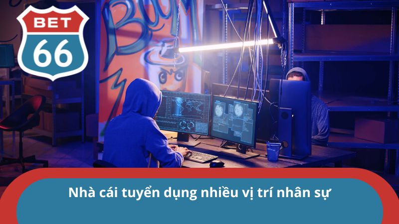 Tuyển dụng BET66 – Cơ hội công việc ngành Gambling hấp dẫn 2 Nhà cái tuyển dụng nhiều vị trí nhân sự